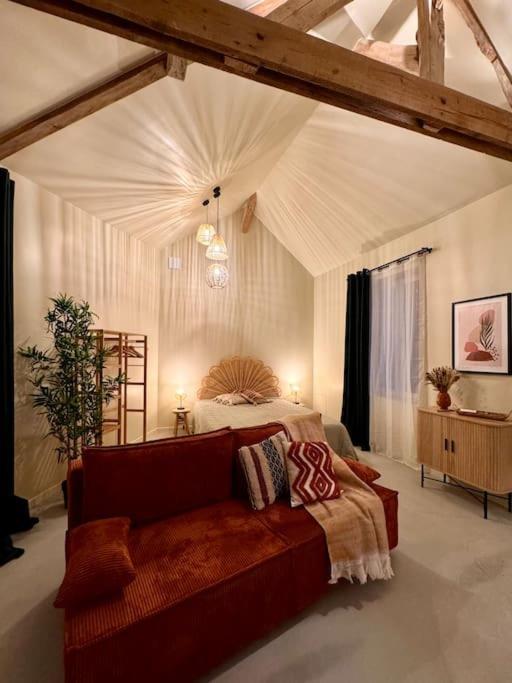 Charmant Loft Intime Croisy-sur-Eure ภายนอก รูปภาพ
